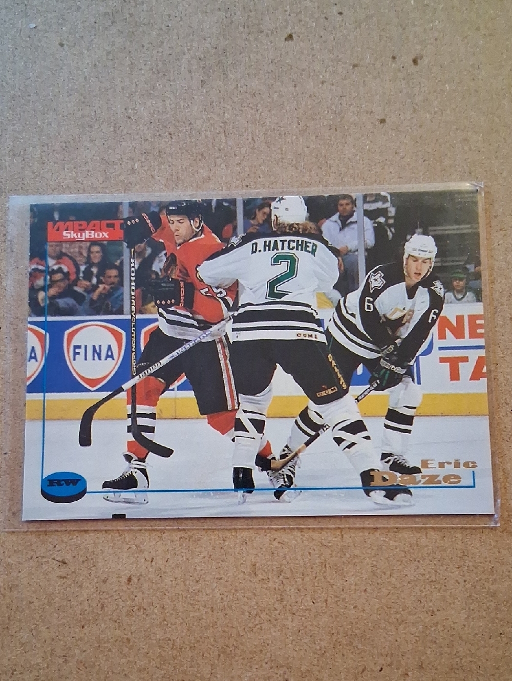 Eric Daze Chicago Blackhawks NHL Hockey Trading Cards Set